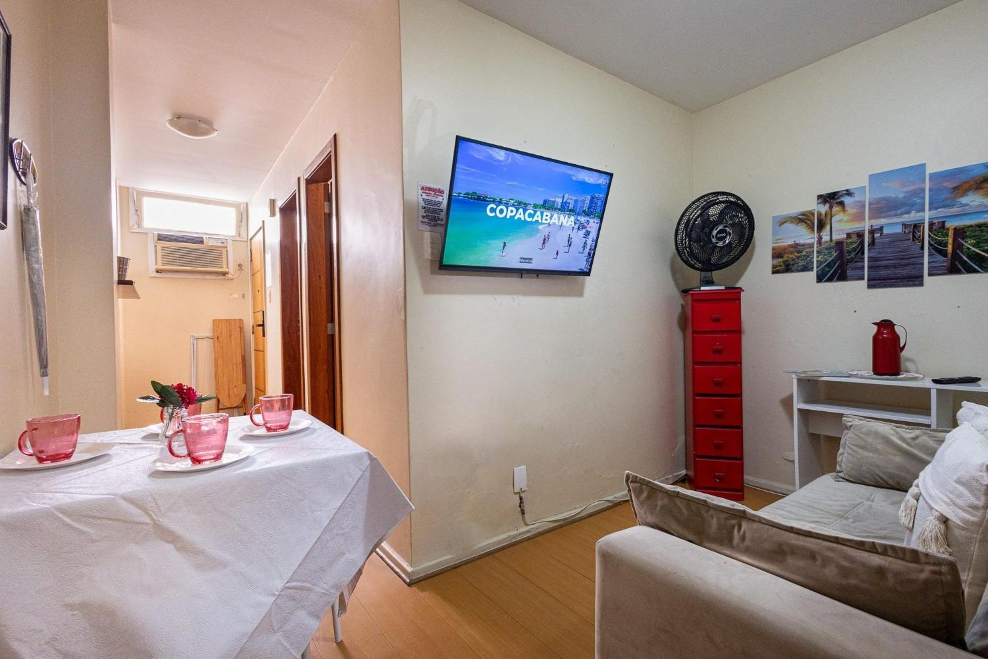 Apartamento Copacabana 200M Da Praia - Wifi Gratis - Cp5 리오데자네이루 외부 사진